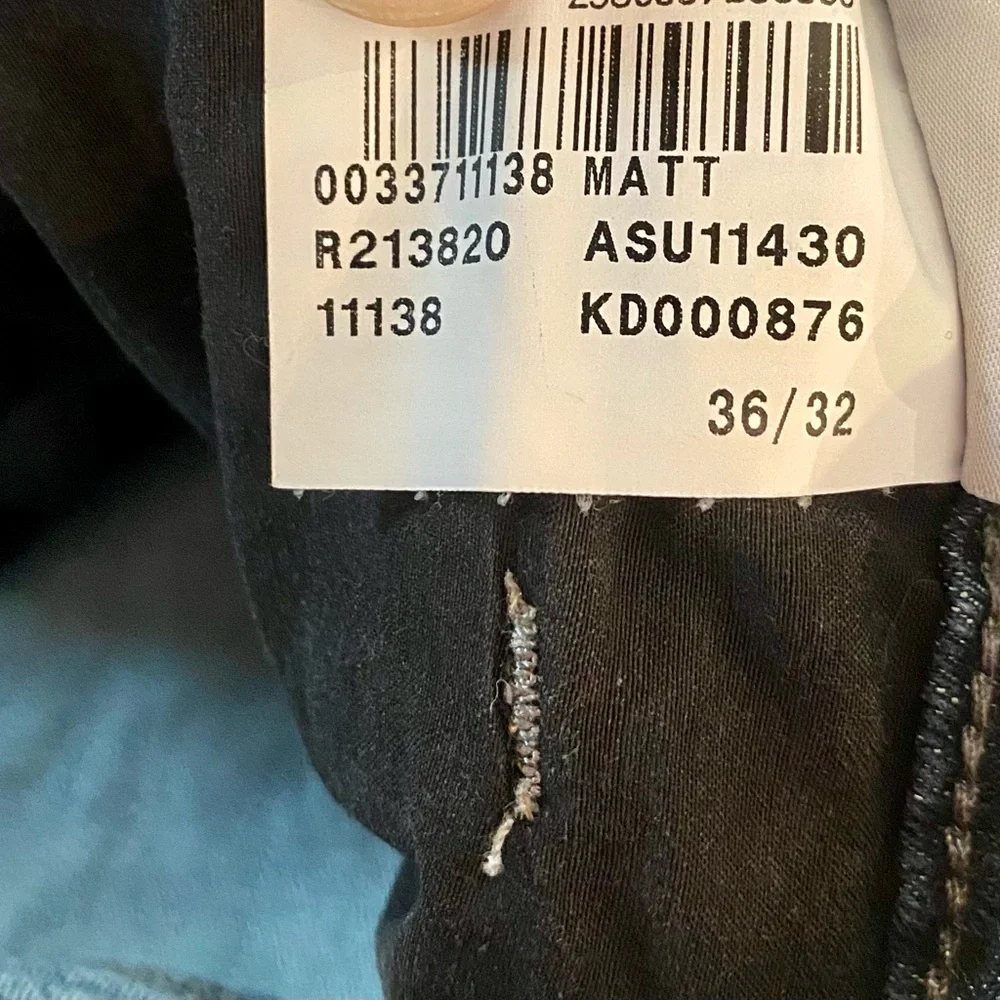 Mavi Matt Style Relaxed Straight Leg Men's Blue Denim Jeans - Picture 5 of 5